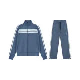 Комплект одежды (Темно-синий топ + Темно-синие штаны)