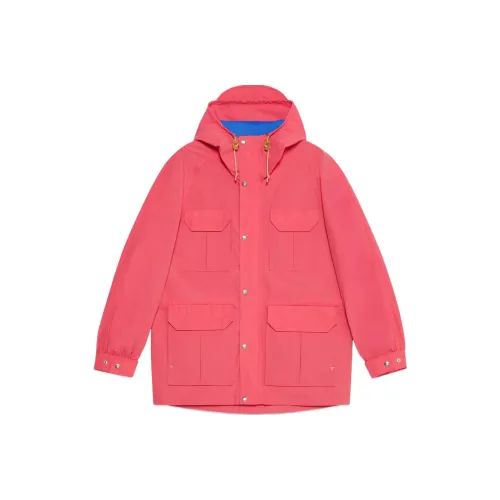 Gucci X The North Face SS23 Куртки и Пальто Женские Темно-розовый