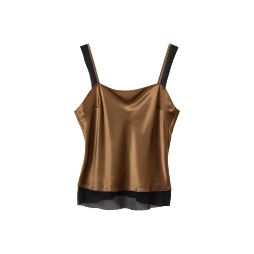 The. garment Оливковый Женские Камисоли
