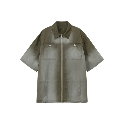 NO ONE ELSE Армейский зеленый Унисекс Рубашки