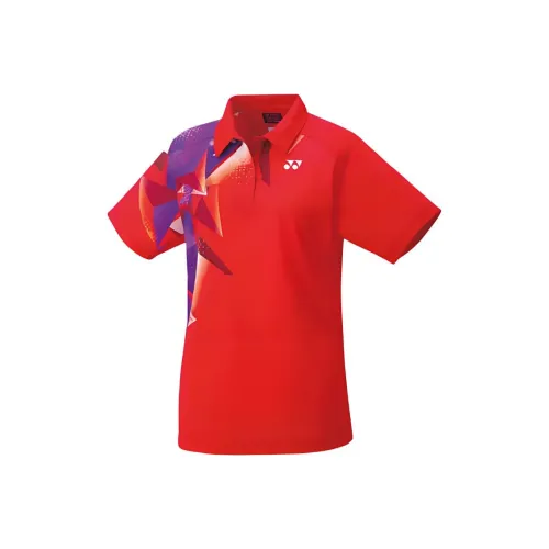 YONEX Красный Женские Поло
