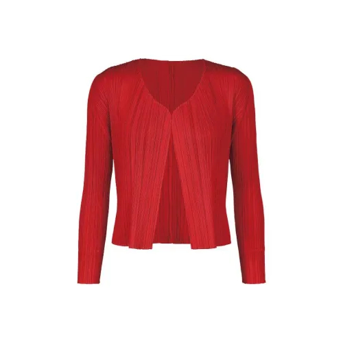 PLEATS PLEASE ISSEY MIYAKE FW23 Рубашка Женская Красная