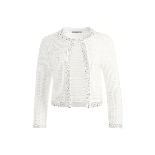 ALICE+OLIVIA Белый Женский Трикотаж
