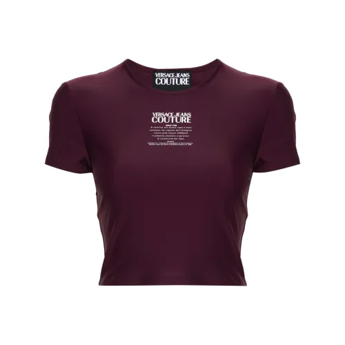 Versace Jeans Couture FW24 T Рубашка Женская Фиолетовая