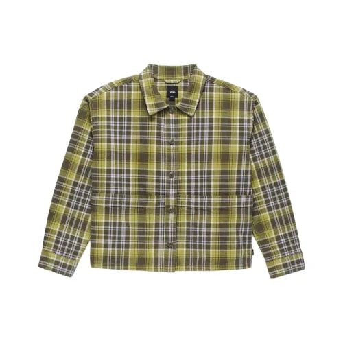 Vans Roadside Shacket Рубашка Женская Зеленая