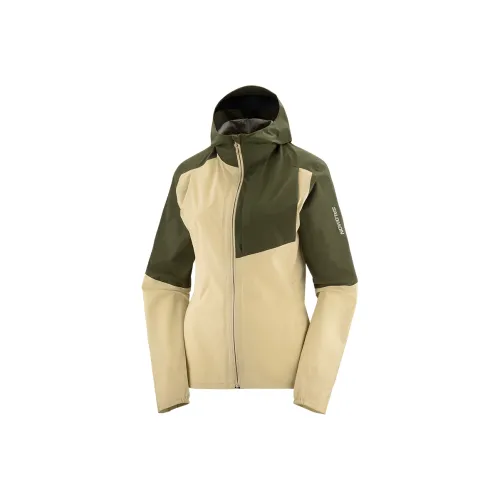 SALOMON BONATTI TRAIL Куртки и Пальто Женские Mojave Песочный Коричневый