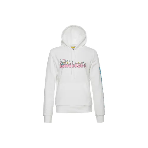 Конверс x Hello Kitty Толстовка Женская Белая