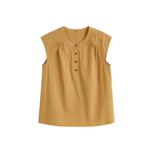 Inman Топ Женский Имбирно-Желтый