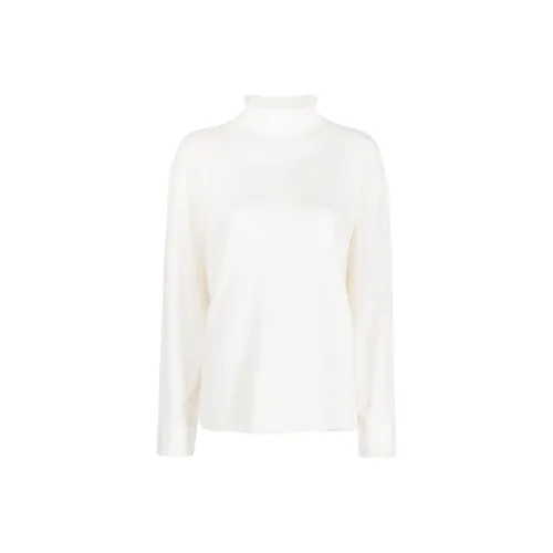 JIL SANDER Сливочный Женские Кашемировые Свитеры