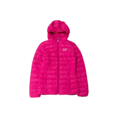 EMPORIO ARMANI EA7 Куртка Женская Розовая Красная