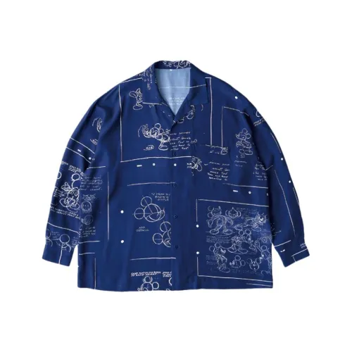 PORTER CLASSIC X Disney Рубашка Женская Морская