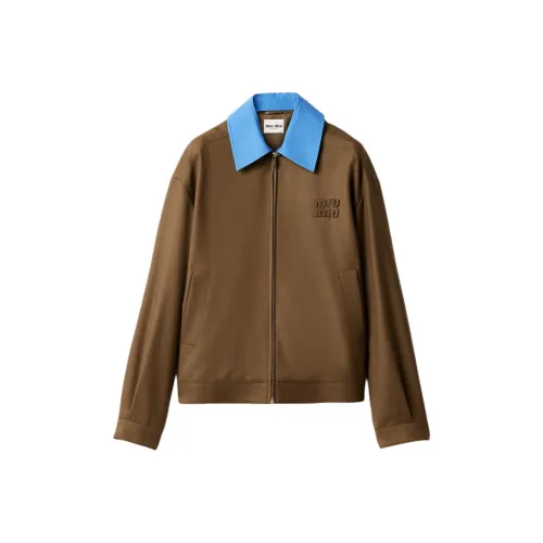 MIU MIU Куртки и Пальто Женские Серые