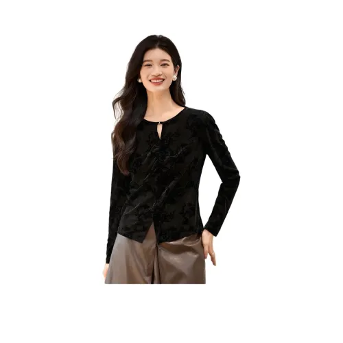 CARBAMMI Черные Женские Футболки