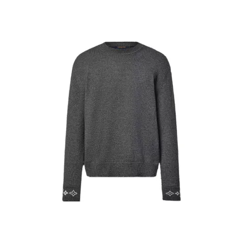 LOUIS VUITTON Кашемир Свитер Женский Темно-Серый