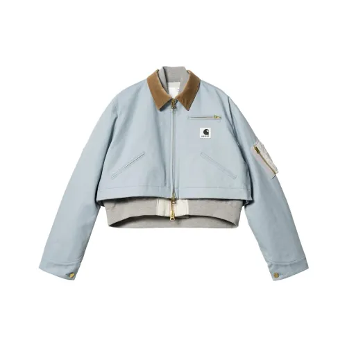 sacai X Carhartt WIP FW23 Co Branded SERIES Небесно-голубой Женские Куртки