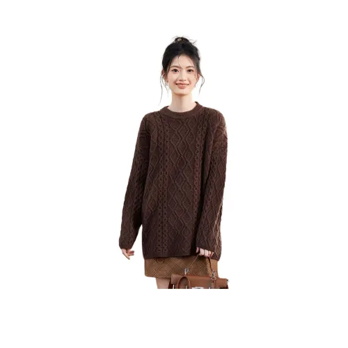 Emodues Трикотаж Женский Кофейный