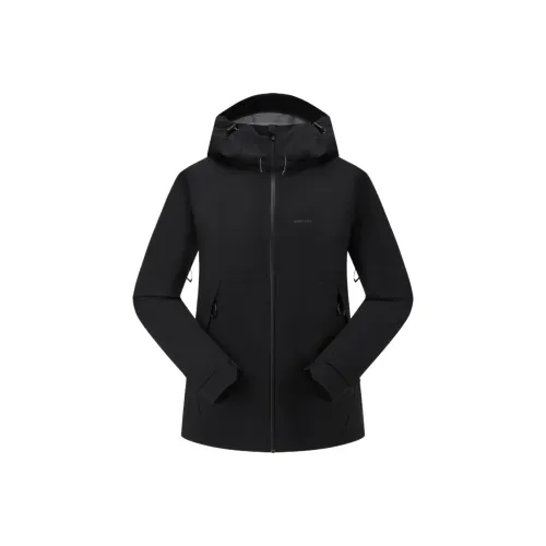 DECATHLON Поход URBAN LIVING Путешествие Коммутирование Ледолазание And Скалолазание Куртка Женские Дымчатый Черный