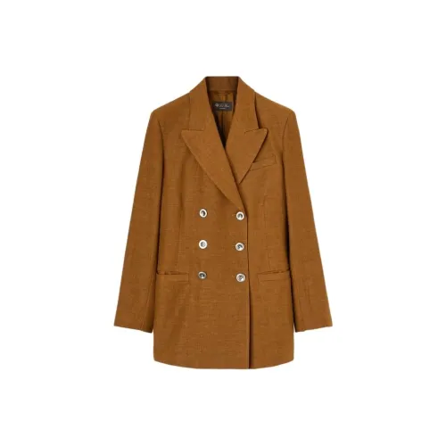 Loro Piana Куртки и Пальто Женские Коричневые