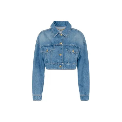 Elisabetta Franchi Куртки и Пальто Женские Светло-Синий