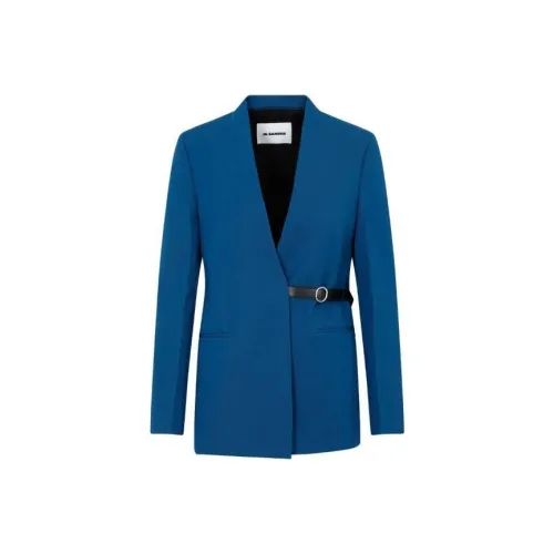 JIL SANDER Синие Женские Куртки