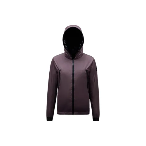 Moncler Темно-красные Женские Пуховики