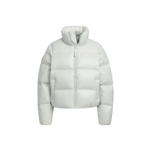 adidas originals Серебристо-серые Женские Пуховики