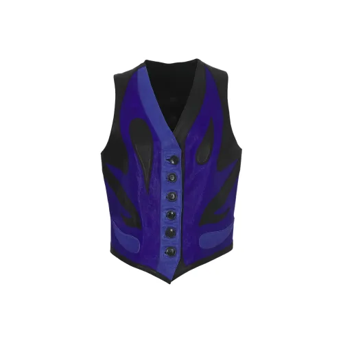 MARTINE ROSE SS25 Жилет Унисекс Черный Синий