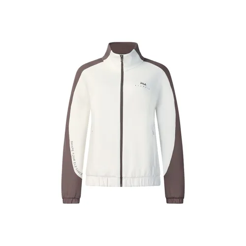 FILA Ванильный белый Женские Трикотаж
