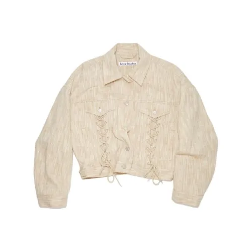 ACNE STUDIOS Экрю Женские Куртки