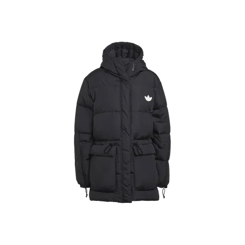 Adidas Originals Down Puffer Пуховик Женские Черный