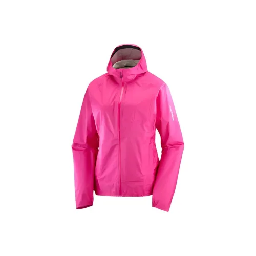 SALOMON Bonatti Водонепроницаемая куртка Женская Розово-фиолетовая