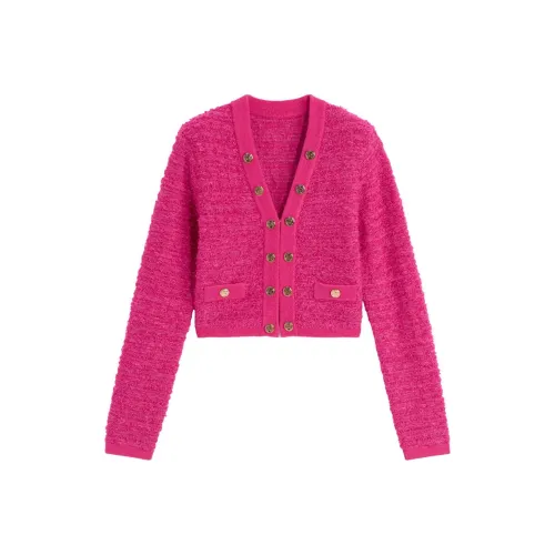 BEBE Розовый Красный Женский Трикотаж