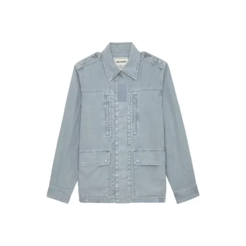 Zadig Voltaire Куртки и Пальто Женские Светло-Синий