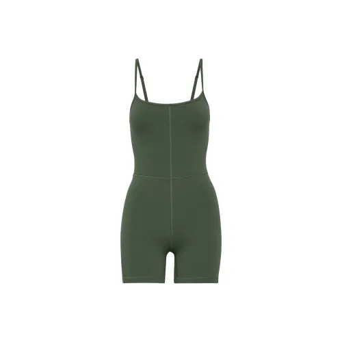 ARITZIA Golden LIFE Divinity 5' Romper Комбинезон Женские Охотничий зеленый Охотничий зеленый