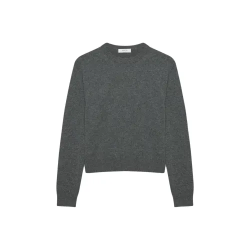ARITZIA Кашемир Bare Кашемир Crew Свитер Кашемир Свитер Женские Heather Charcoal Фиби женнан Charcoal