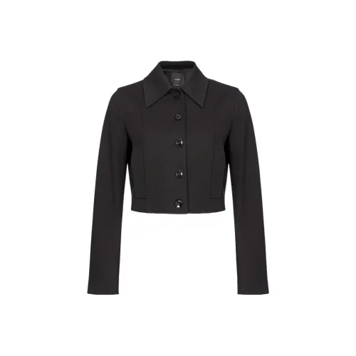 PINKO SS24 Куртки Пальто Женские Черный