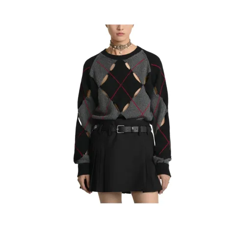 DIOR FW24 Кашемир Свитер Женский Черный Серый