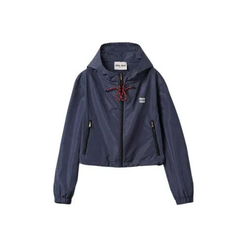 MIU MIU SS23 Куртки и Пальто Женские Синие