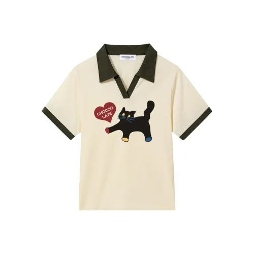 CHOCOOLATE T Рубашка Женская Экрю