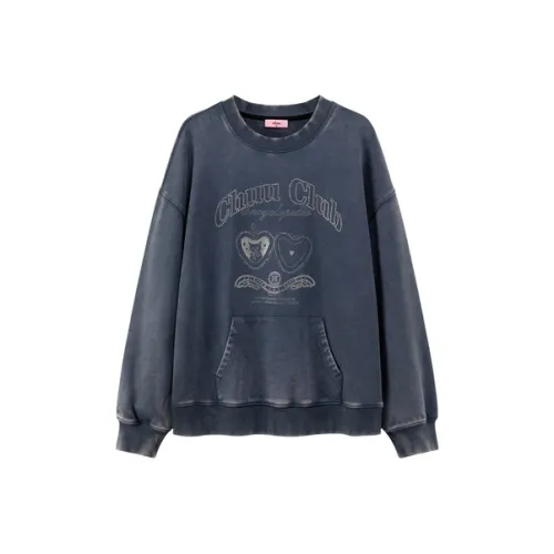 CHUU Темно-синий Женские Свитшоты