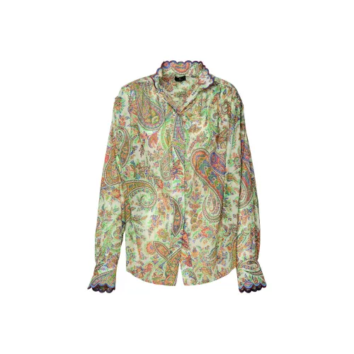 ETRO Желтые Женские Рубашки