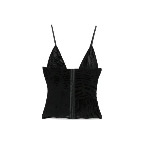 POSTER GIRL Топ на бретелях Женский Черный