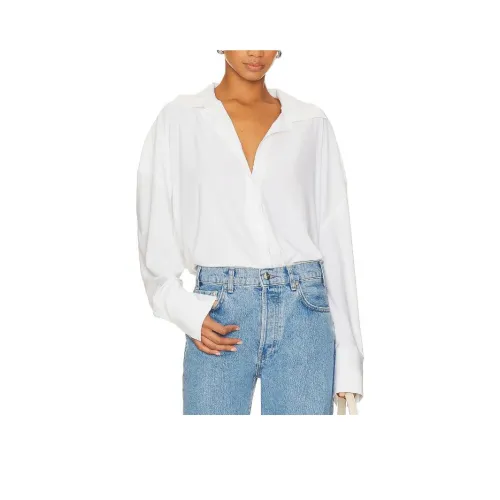 NORMA KAMALI Рубашка Женская Белая