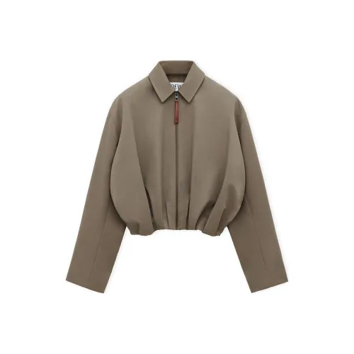 LOEWE Хаки коричневый Женские Куртки