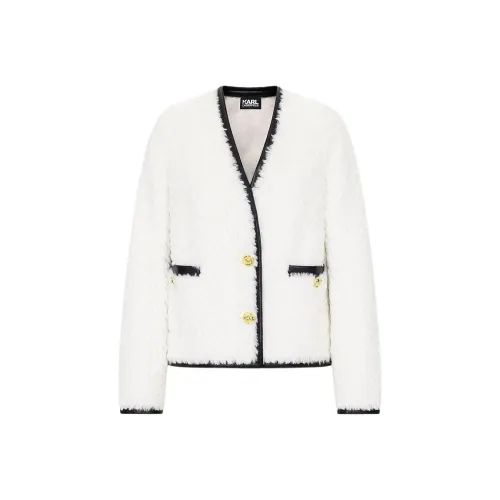 KARL LAGERFELD FW23 Куртки и пальто Женские Белые