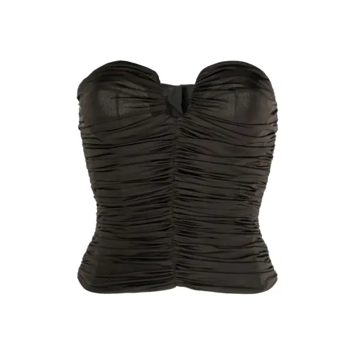 MAGDA BUTRYM Без бретелек Топ Женский Черный