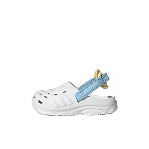 Adidas MAXXCLOG Slip-resistant Abrasion-resistant Low Top Children's Sandals White Children's