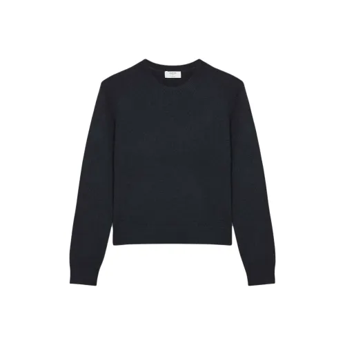 ARITZIA Кашемир Bare Кашемир Crew Свитер Кашемир Свитер Женские Темно-ночной Темно-синий Темно-ночной Морской