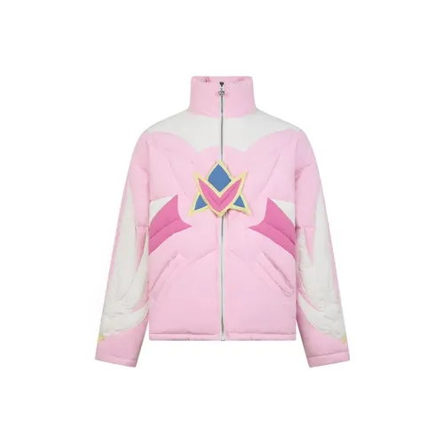 13 DEMARZO Пуховик Зимний Женский Розовый