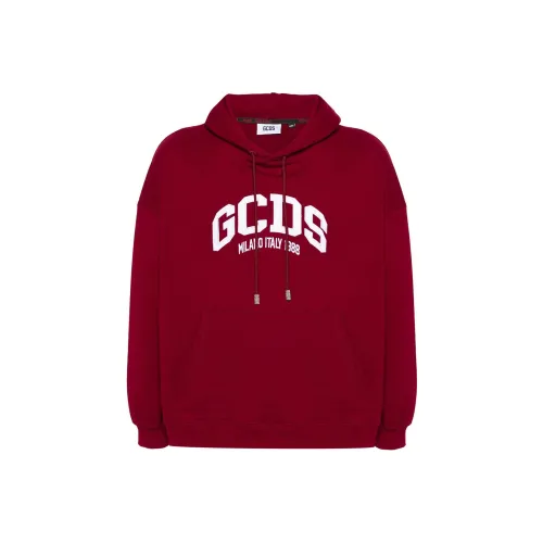 GCDS Свитшот Женский Бордовый